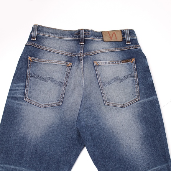 Nudie Jeans Brute Knut - Blue Hike W30/ L28 - Picture 6 of 13